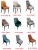 Aluminum Chair Series  鋁椅系列 H161-3001B