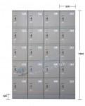 ABS plastic locker H118-320F