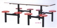 Fast food table with chair H59-6091