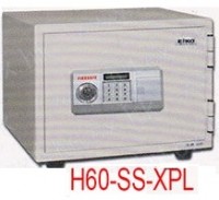 fire resistance safe H60-SS-XPL digital + key lock