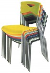 plastic chair / stackable chair H104-T02